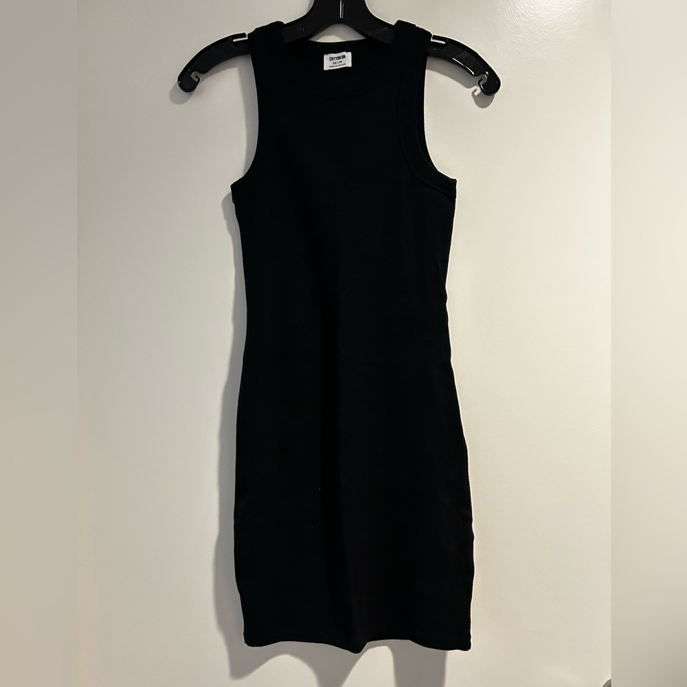 Black tank dress